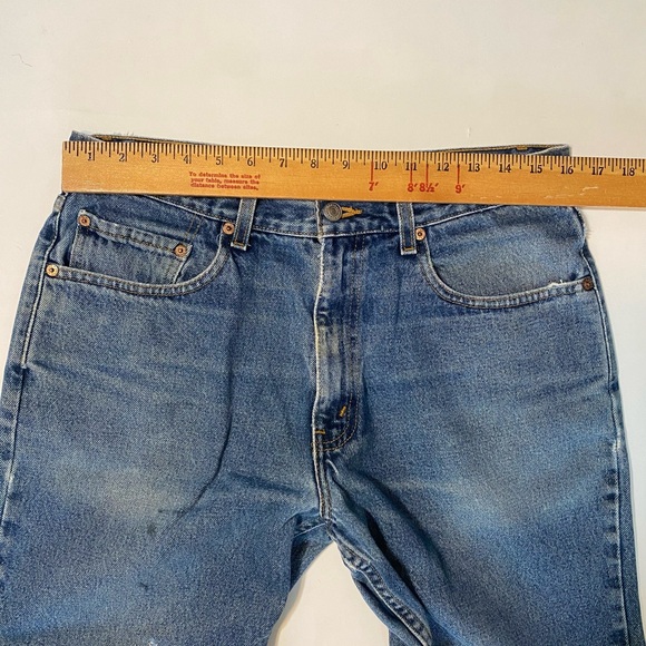 Levi’s 550 Relxed Fit Distressed Denim Jeans 34x30 - Picture 9 of 14